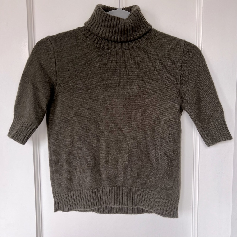 Fay Cashmere Cropped Turtleneck